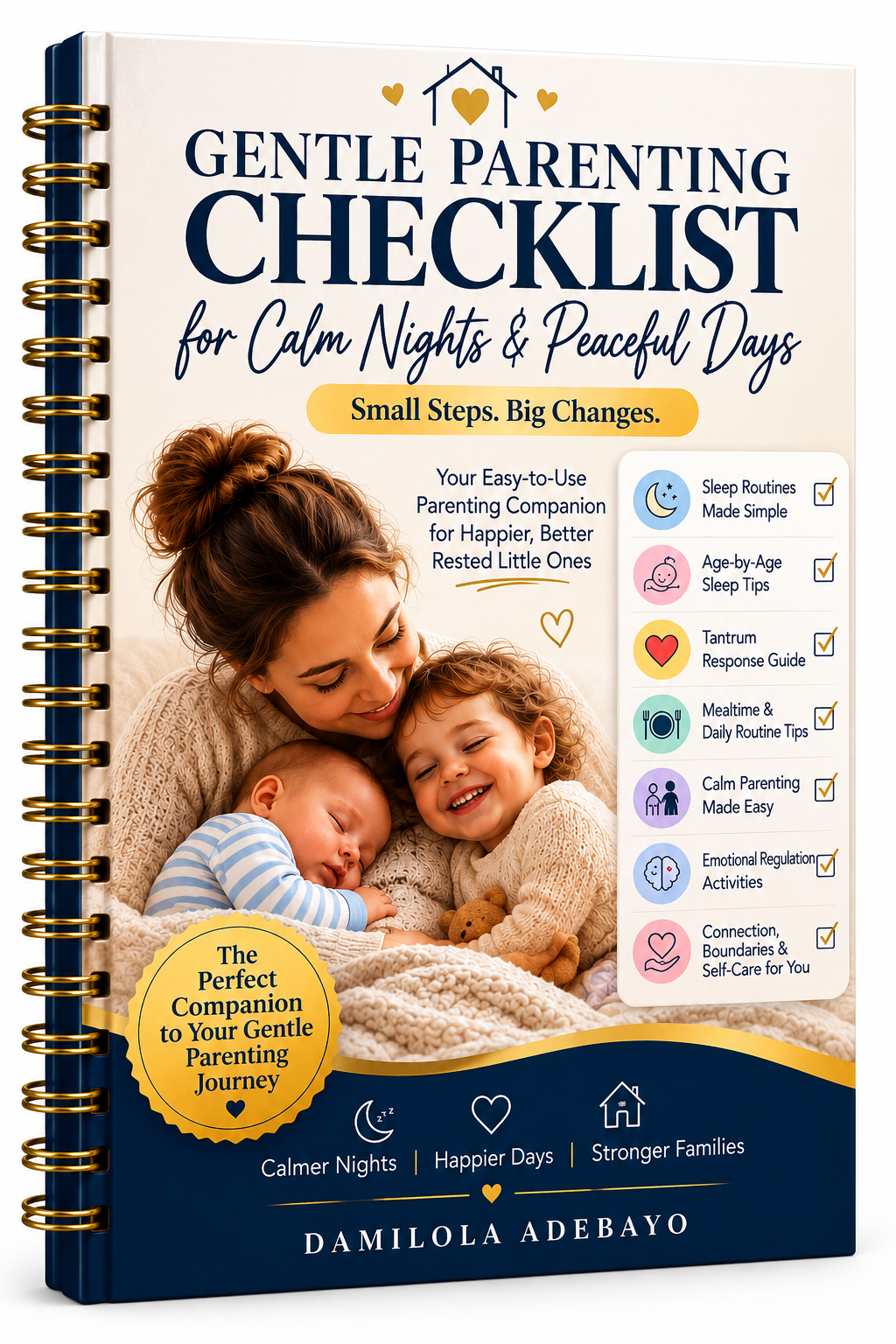 Bedtime Routine and Sleep Environment Checklists mockup